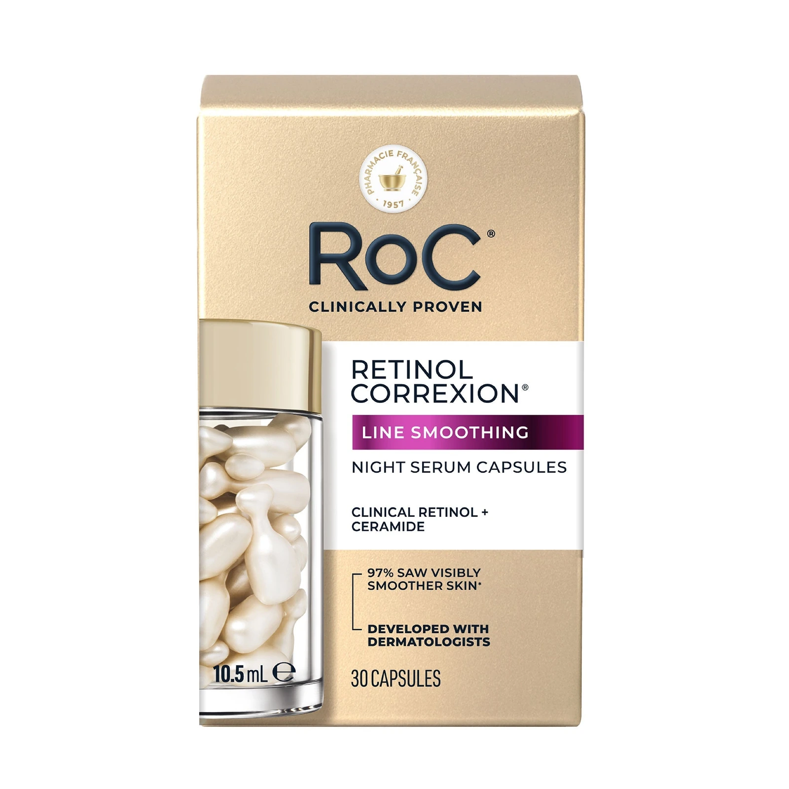 RoC Retinol Correxion Line Smoothing Night Serum Capsules