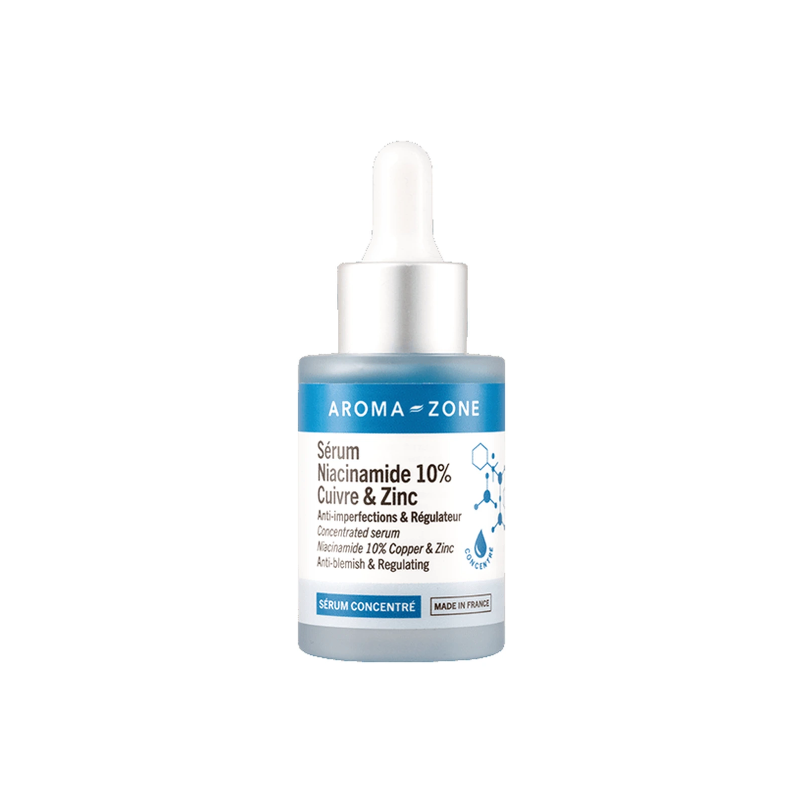 Aroma-Zone Siero concentrato Niacinamide 10%, Rame e Zinco