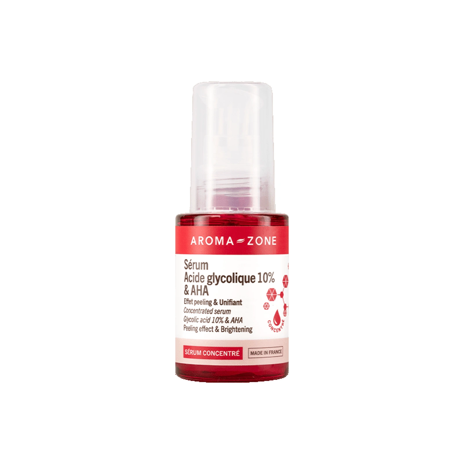 Aroma-Zone Siero concentrato Acido glicolico 10% e AHA