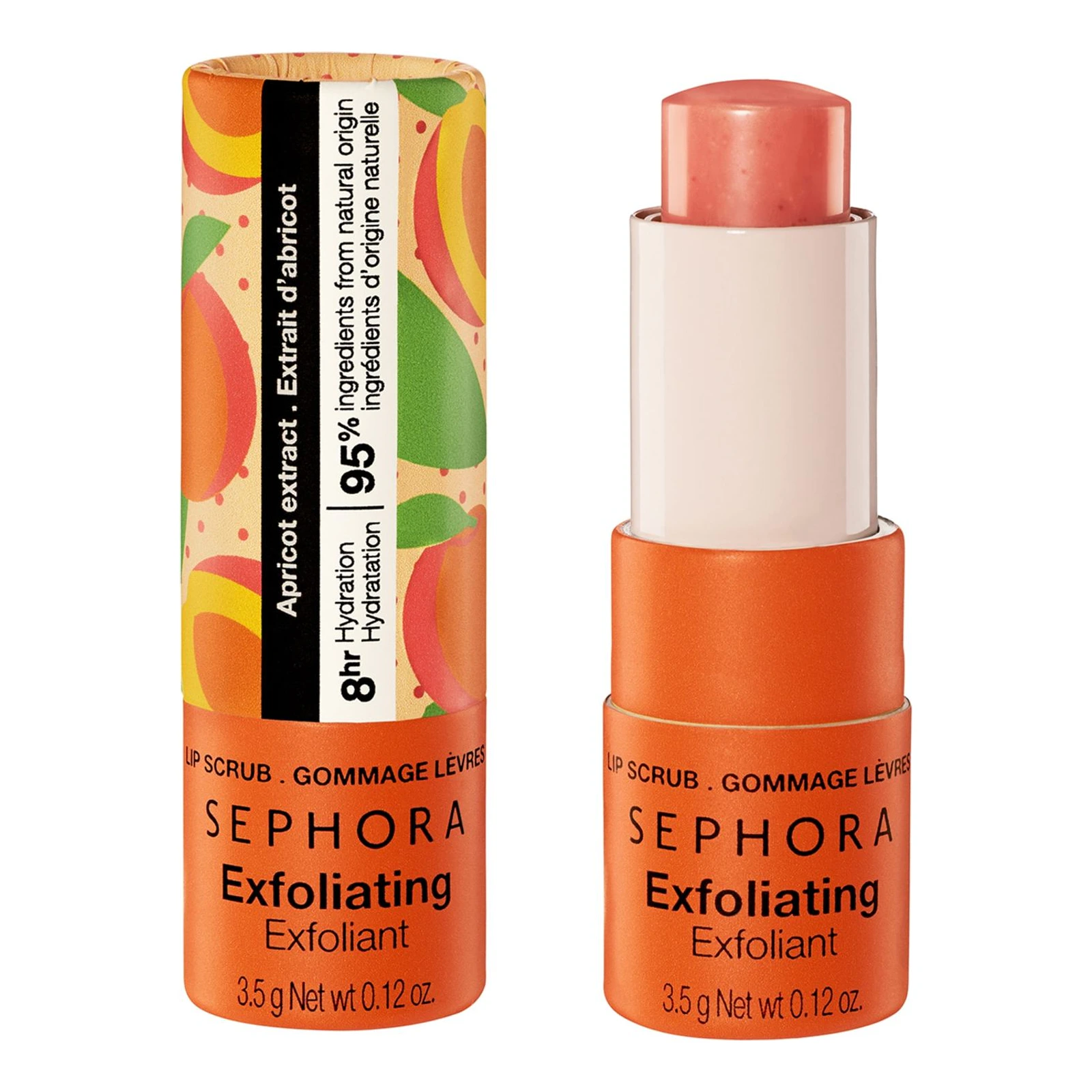 Sephora Collection Scrub labbra idratante - Trattamento labbra per 8h d'idratazione - Albicocca
