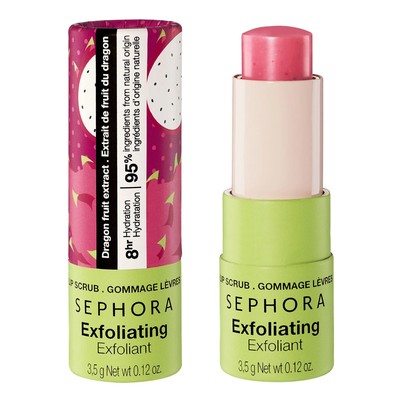 Sephora Collection Scrub labbra idratante - Trattamento labbra per 8h d'idratazione - Frutto del drago