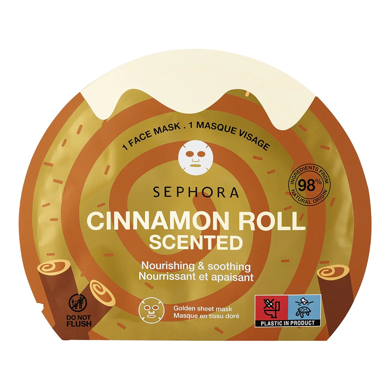 Sephora Collection Nourishing and soothing face mask - Profumo Cinnamon roll