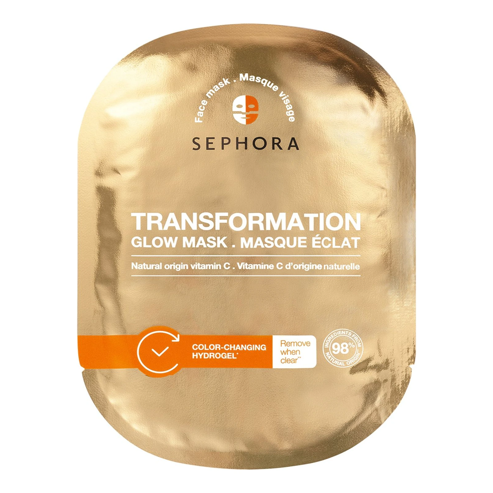 Sephora Collection Maschere Trasformative - Maschere Viso Idrogel - Vitamina C O Peptidi - Maschera viso illuminante - vitamina C
