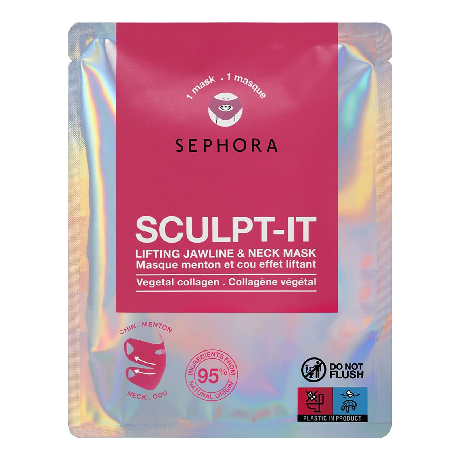 Sephora Collection Sculpt-It Mask - Maschera mento e collo effetto lifting