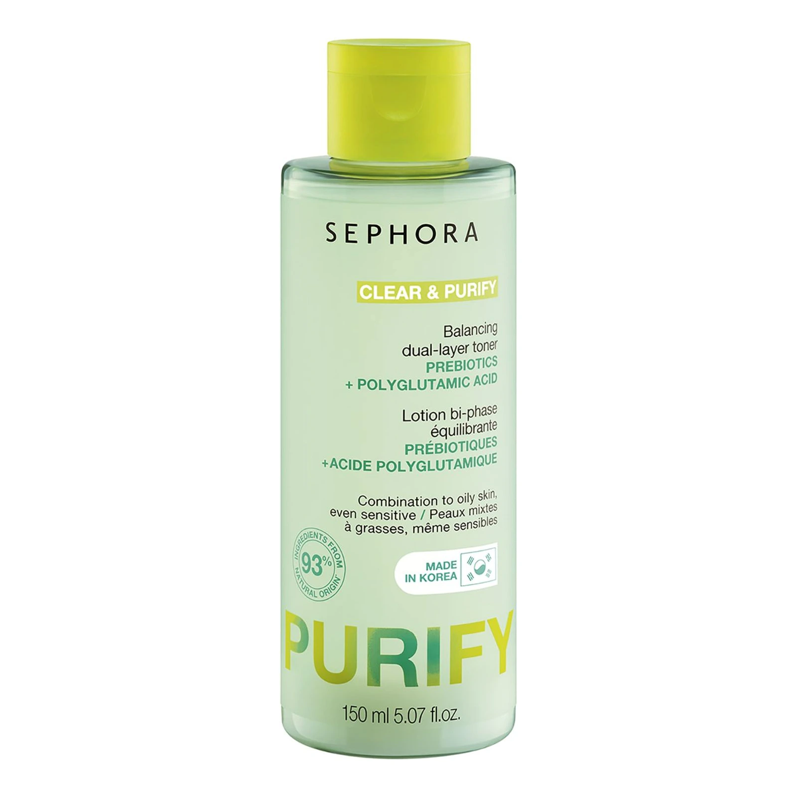 Sephora Collection CLEAR & PURIFY - Lozione bifasica equilibrante acido poliglutammico e prebiotici
