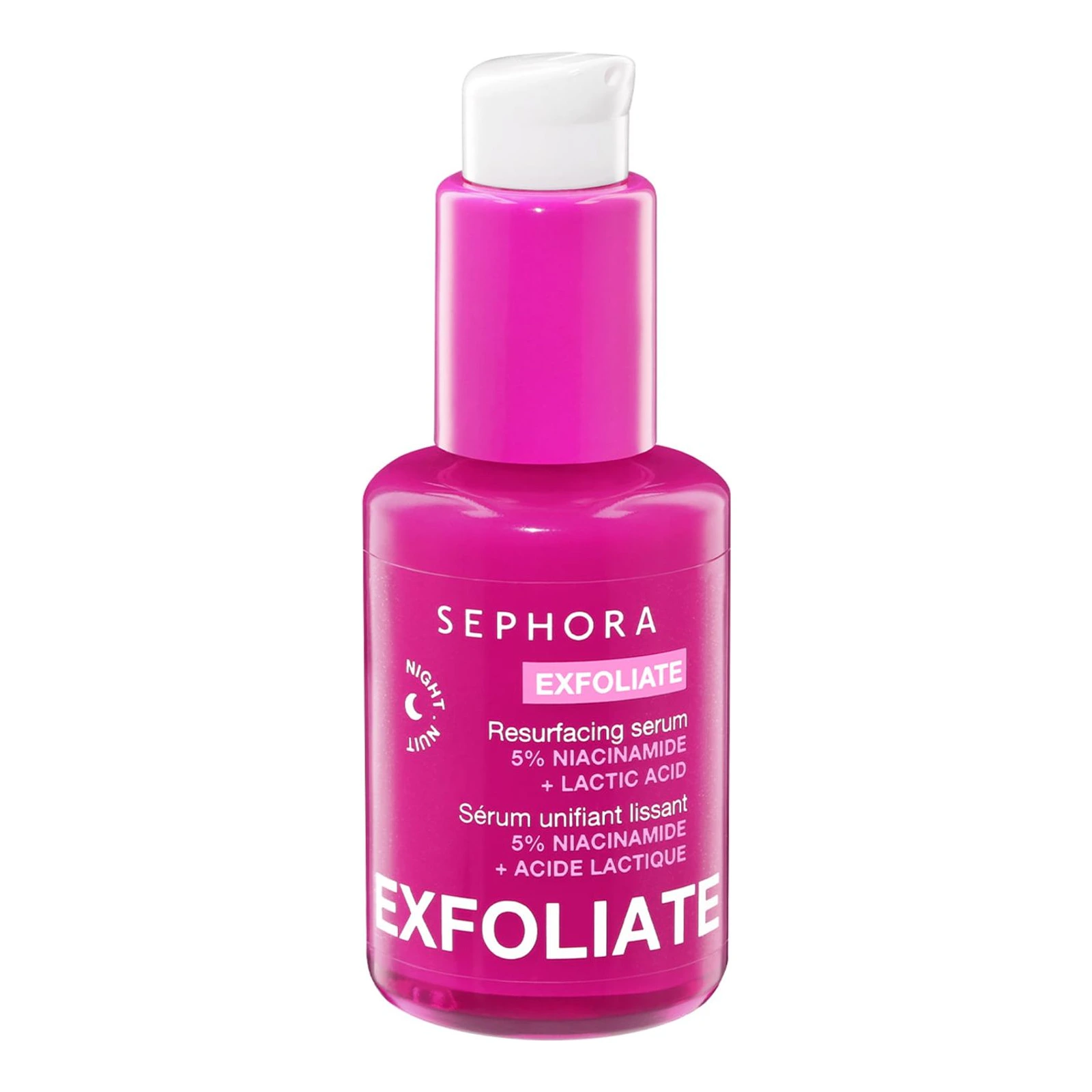 Sephora Collection EXFOLIATE - SIERO LEVIGANTE UNIFORMANTE CON 5% DI NIACINAMIDE + ACIDO LATTICO
