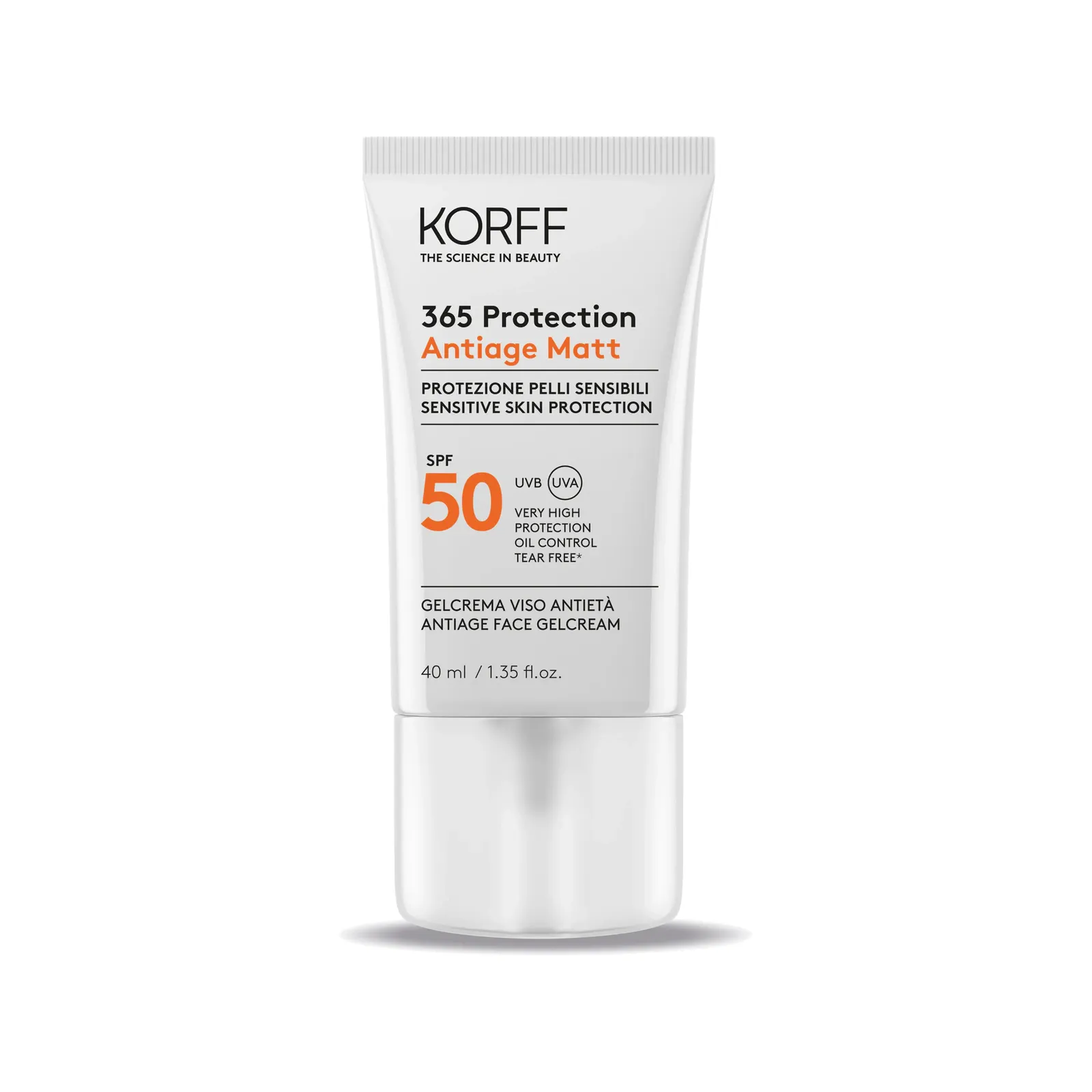 Korff 365 Protection Antiage Matt Gel Crema Viso Mattificante SPF 50