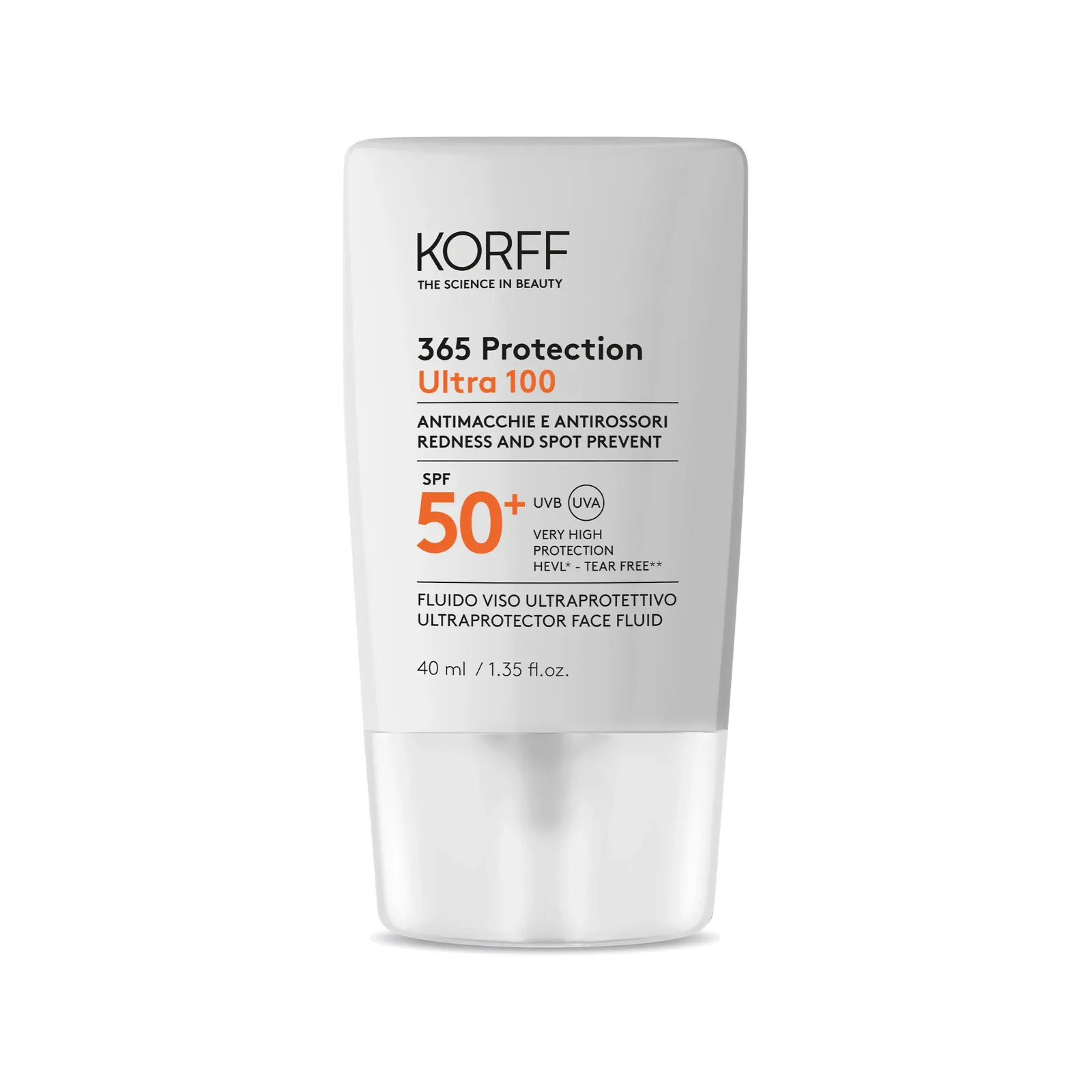 Korff 365 Protection Ultra 100 Fluido Viso Ultraprotettivo SPF50+