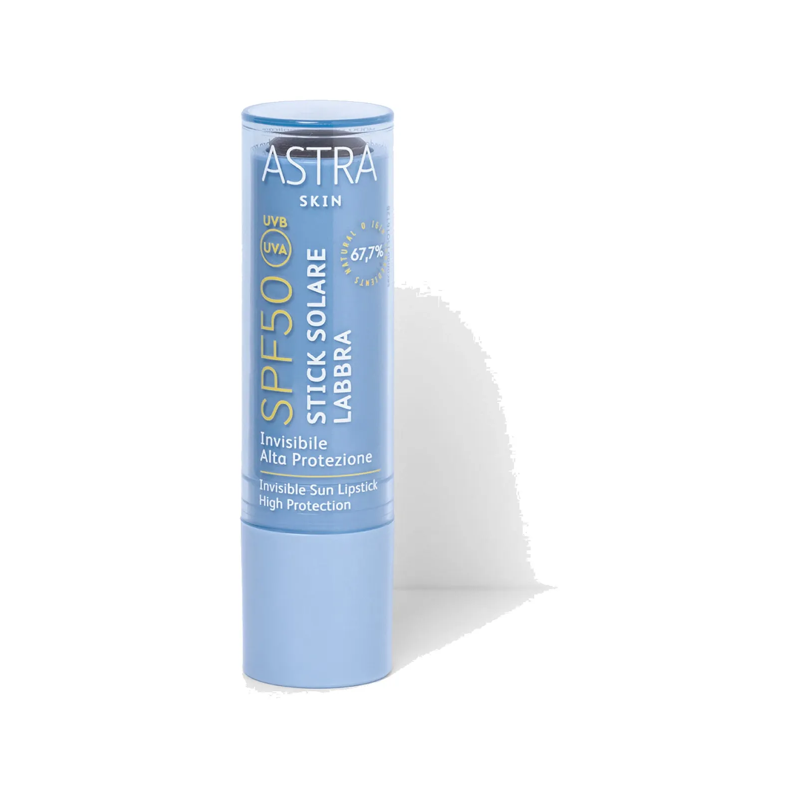 Astra Skin SPF50 STICK SOLARE LABBRA - Invisibile, Alta Protezione