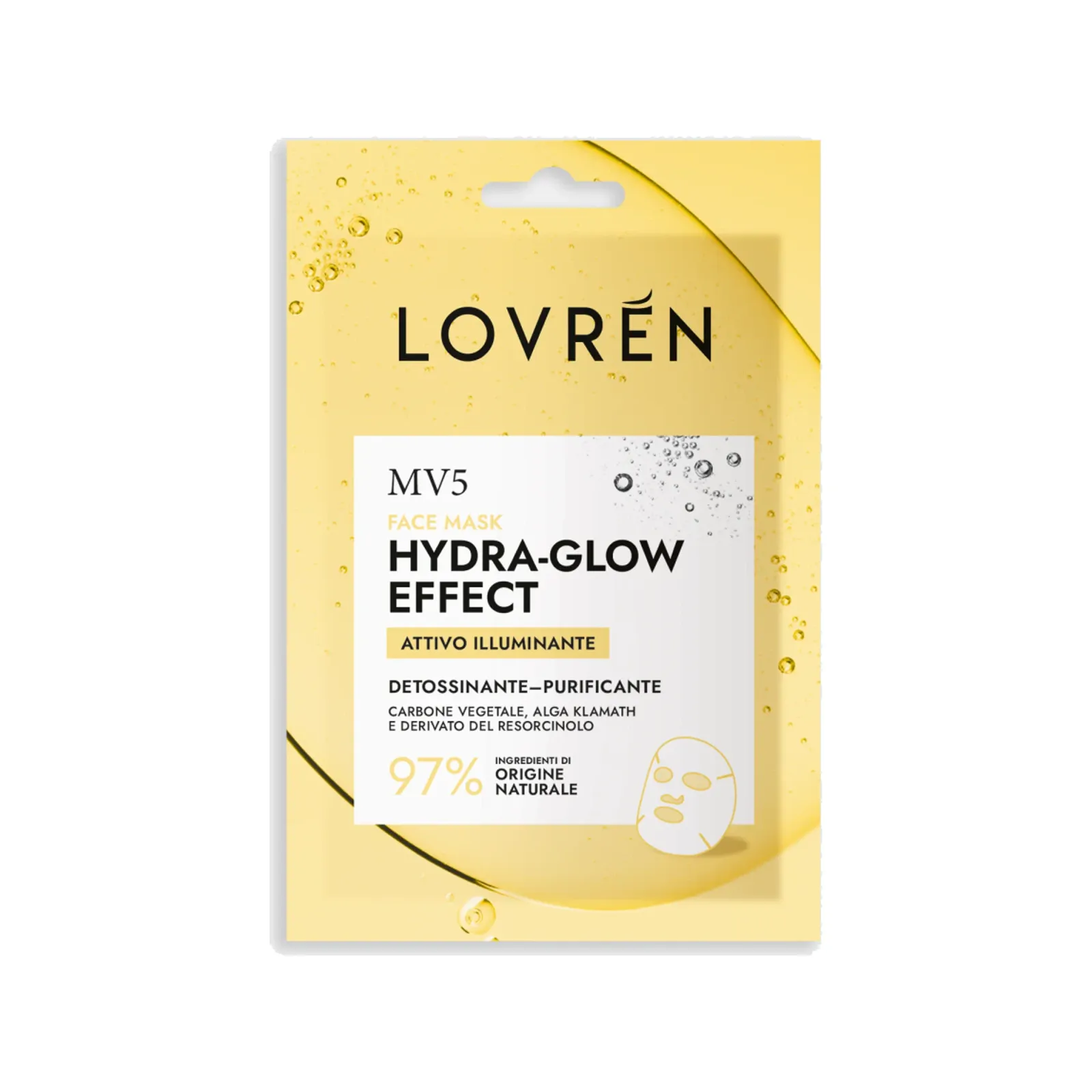 Lovrén MV5 Maschera Viso Hydra-Glow Effect